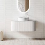 Matte white painted multi-layer drawer fronts with engraving
